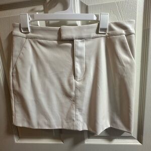 A New Day Cream Mini Skirt
